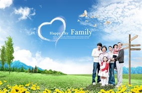 全家福PSD人物素材源文件